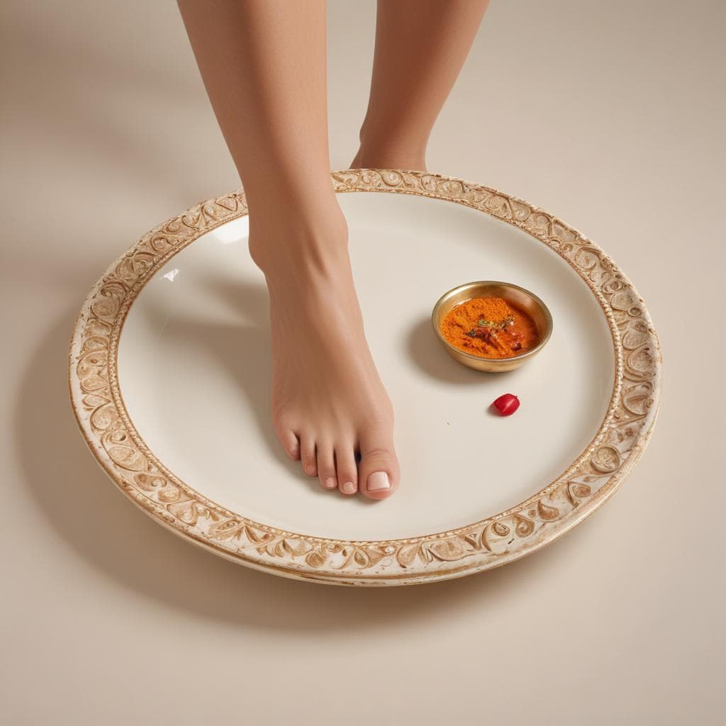 Foot-washing platter