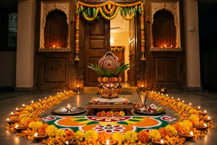 Gruhapravesam + Satyanarayana Vratam