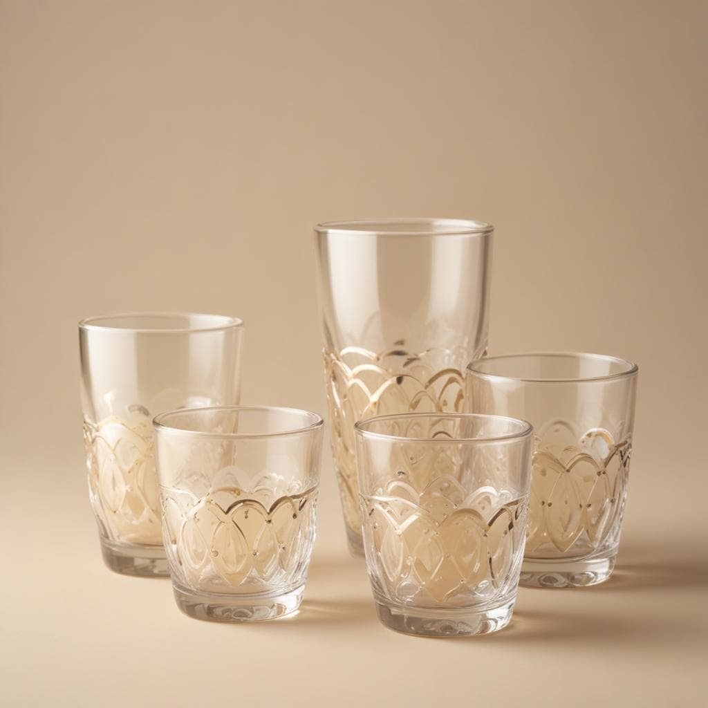 Glasses, tumblers