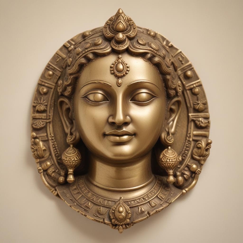 Goddess face (roopu)